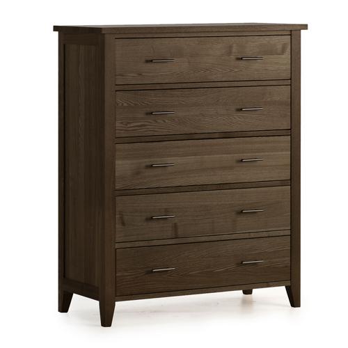 Kinston Ash Dark Furniture Kinston Ash Chest 5 Drawers