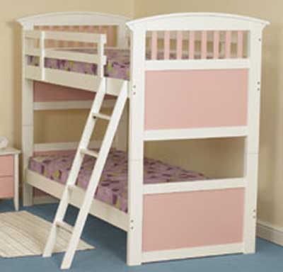 kipling BUNK BED PINK AND BLUE PAINTED