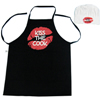 Kiss The Cook! Apron and Hat