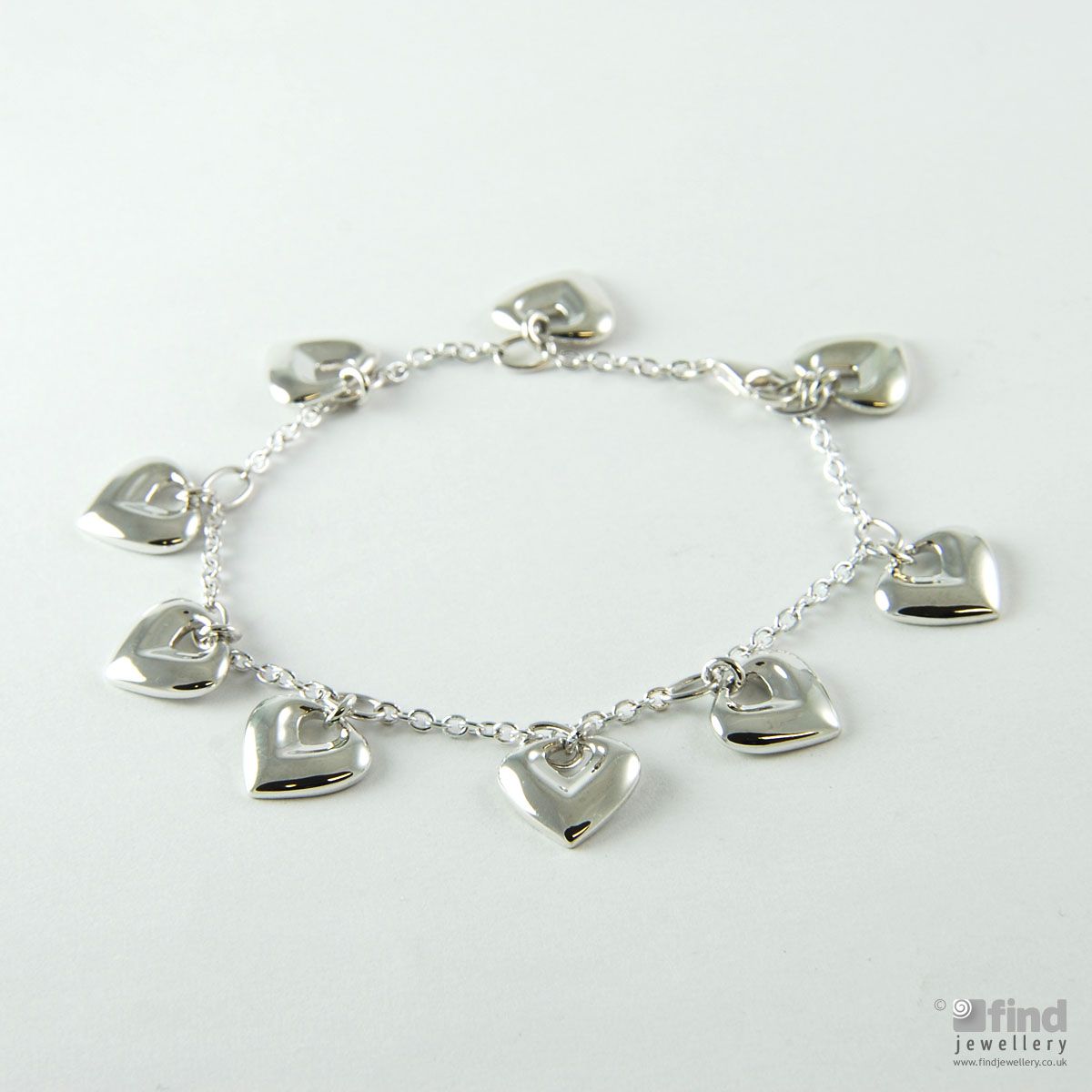 Kit Heath Sterling Silver Heart Bracelet