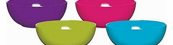 Kitchen Craft Colourworks Melamine Bowls (Set of 4)