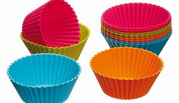 Colourworks Silicone Cupcake Cases (Pack of 12)
