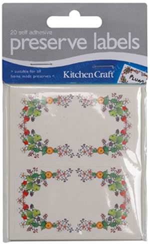 KITCHEN CRAFT Kitchencraft Preserve / Jampot Labels