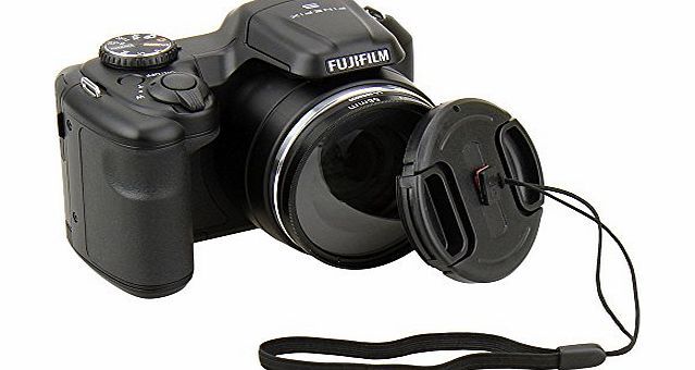 Kiwifotos 4-Piece Lens Kit for Fujifilm FinePix S8600 - includes 58mm Filter Adapter, UV Filter, Lens Cap and Lens Cap Keeper