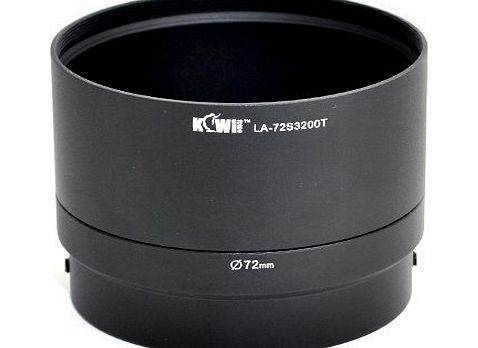 72mm Lens Filter Adapter for Fujifilm FinePix S3200, S3250, S3280, S3300, S3350, S3380, S3400, S3450