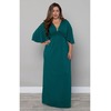 Charlize Maxi Dress In Peacock Teal