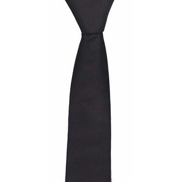 Black Skinny Tie by