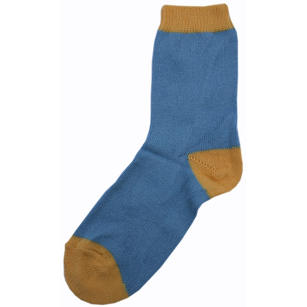 Blue Heel & Toe Ladies Socks by