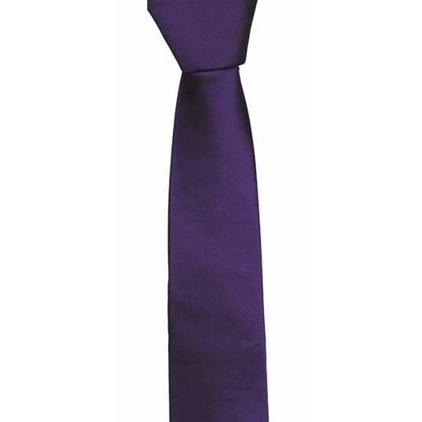 Purple Skinny Tie by