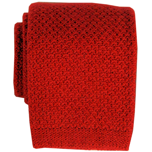 Red Cashmere Knitted Tie by