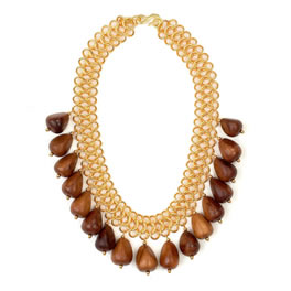 Kenneth Jay Lane 17`` Gold Link Chain Necklace