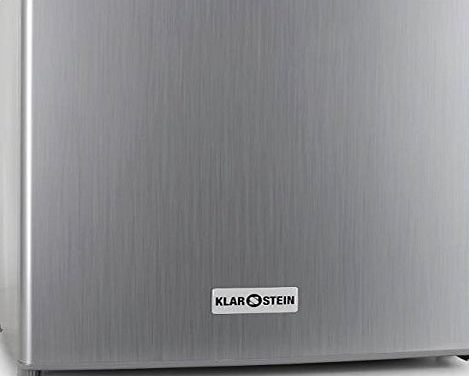 Klarstein 50L1-SG Mini Bar Refrigerator (50 L Capacity, Mini Box Freezer amp; Lo...