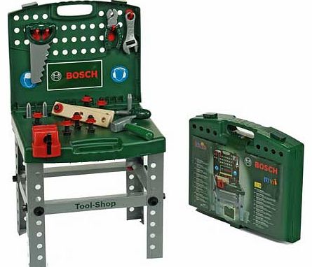Klein Bosch Toy Tool Shop Workbench with Accessories