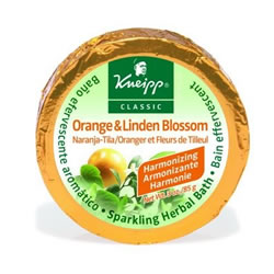 Kneipp Sparkling Bath Tablets Orange and Linden