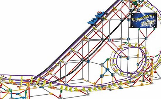KNex Thunderbolt Strike Roller Coaster Building Set