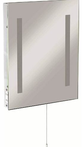 Knightsbridge Bathroom Wall Mounted Mirror Light C/W Shaver Socket 500 x 390mm