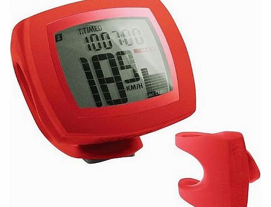 Nerd 12 Function Cycling Computer - Red
