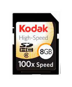 Kodak 8GB High Speed SD Memory Card