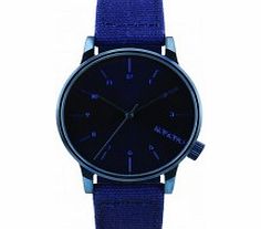 Komono Winston Heritage Monotone Blue Watch