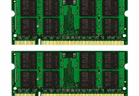 Komputerbay 1Gb Kit (512MB x 2) DDR PC3200 LAPTOP Memory Module (200-pin SODIMM, 400MHz) Genuine Komputerbay Brand