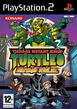 KONAMI Teenage Mutant Ninja Turtles 3 Mutant Melee PS2