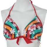 Konfidence Ocean Pacific 1 Bikini Bra Ladies Hawaiian Flower 12