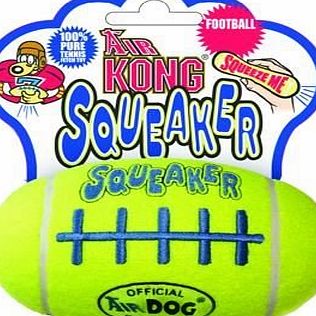 KONG (2 Pack) Kong - Air Kong Squeaker Rugby USA Football Small
