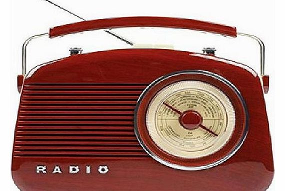 Stylish Retro Table Radio - Brown