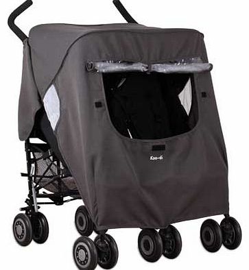 Pack It Double Stroller Rain Cover