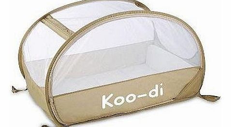Koo-Di Pop-Up Bubble Travel Bassinette Cafe Creme