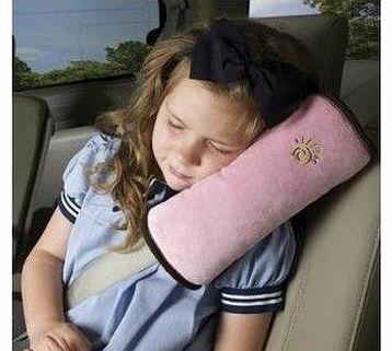  Car Safety Seat Belts Pad Pillow Cushion for Children Kids Pink