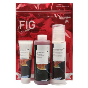 Korres Fig Shower and Body Trio Set