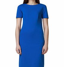 Lucia blue cotton blend shift dress