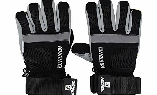 Slide Gloves Longboard Gloves Black / Silver - Skateboard Gloves - Slidegloves Slider Glove Set with Reflector Security System, grsse:M