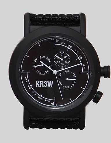 KR3W Navigator Watch - Black