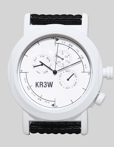 KR3W Navigator Watch - White