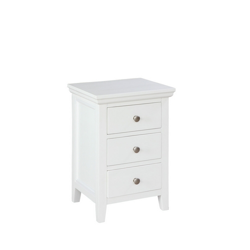 Kristina White Painted Furniture Kristina White Painted Bedside Cabinet 580.001