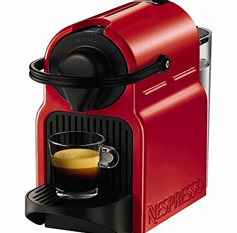 Nespresso by KRUPS Inissia Coffee Capsule Machine, 1260 Watt, Ruby Red