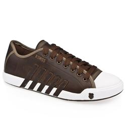 K*Swiss Male Moulton Leather Upper Fashion Trainers in Brown