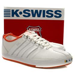 K*Swiss Male Zedler Leather Upper Fashion Trainers in White