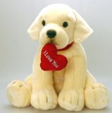 Deluxe Sitting Dog 90cm With Heart - Labrador (SV4416L)
