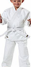 KWON Junior Judo Childrens Martial Arts Uniform white Size:130 cm