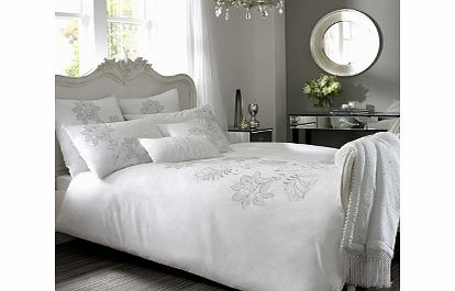 Kylie at Home Audrey White Kylie Bedding Duvet Covers Single