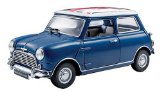 1/18 Scale Ready Made Die Cast - Morris Mini Cooper Blue W/Union Jack Roof 1275S