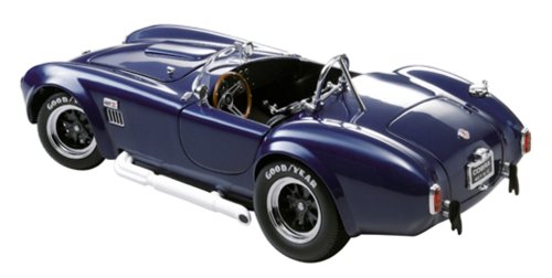 1/18 Scale Ready Made Die Cast - Shelby Cobra 427S/C Racing Screen/Blue Metalic