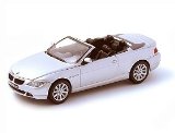 Die-cast Model BMW 645ci Convertible (1:43 scale in Silver)