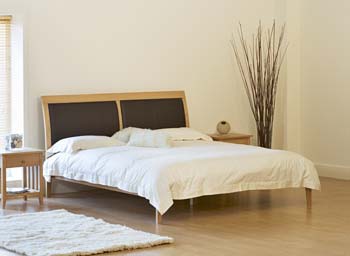 Kyoto Futons Limited Adrian Bed with Leather Panel Headboard