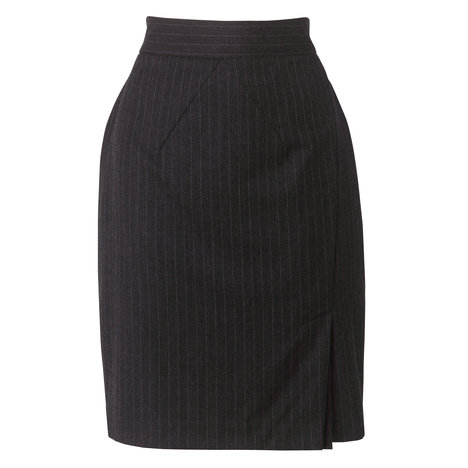 L.K. Bennett Gianna Wool Fitted Pencil Skirt Colour Light grey