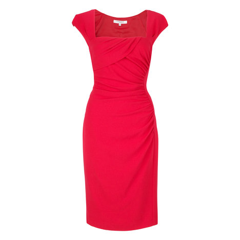 Tina Dress Colour Ruby