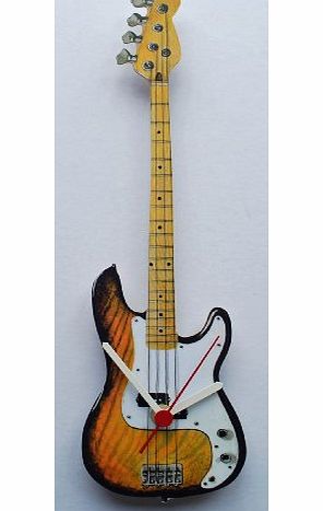 L R Fender Bass Guitar Clock - G5